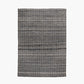 Indoor Outdoor Grey Double Stitch Design Rug