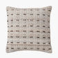 Indoor Outdoor Natural Double Stitch Design Scatter Cushion