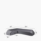 Platform Aerocover Right Hand 350x275x90xH30/45/70cm high