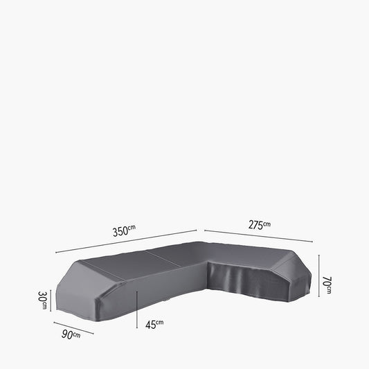 Platform Aerocover Left Hand 350x275x90xH30/45/70cm high