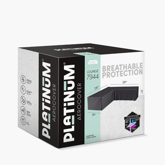 Outdoor Seating Set Aerocover L-Shape 220 x 220 x 90 x 70