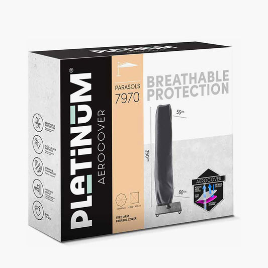 Free Arm Parasol Aerocover 250 x 55/60