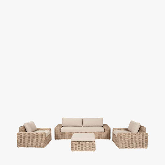 Como Natural Antique Outdoor Seating Set