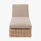 Garda Natural Antique Outdoor Sunlounger