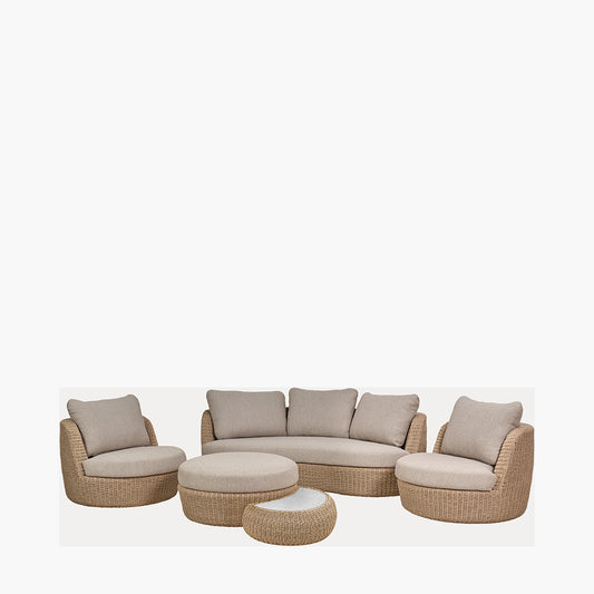 Kampala Natural Outdoor Lounge Set