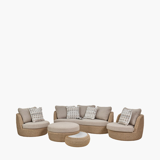 Kampala Natural Outdoor Lounge Set