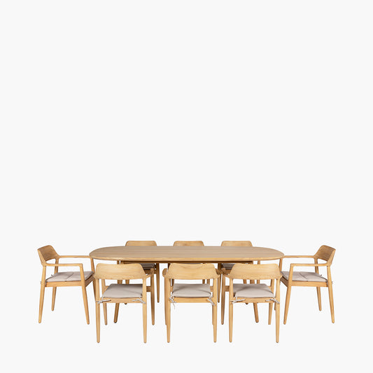 Salita Outdoor 8 Seater Dining Set