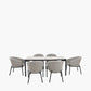 Nevada Putty Outdoor 6 Seater Dining Set