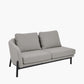 Nevada Putty Small Outdoor Corner Seating Set with Coffee Table and Footstools