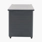 Rhode Island Large Galvanised Steel Cushion Box Anthracite