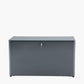 Rhode Island Small Galvanised Steel Cushion Box Anthracite