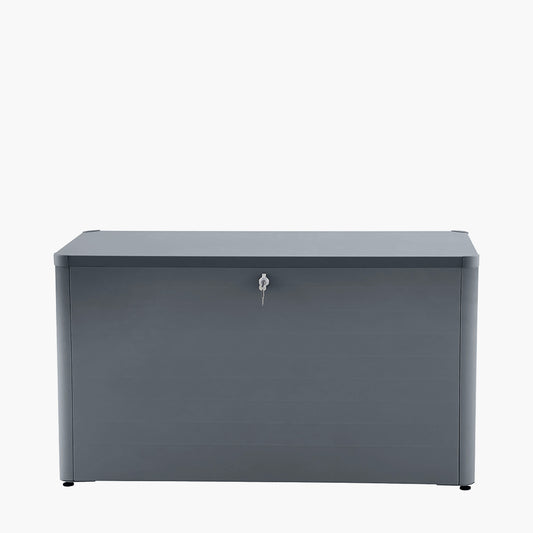 Rhode Island Small Galvanised Steel Cushion Box Anthracite