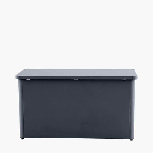 Rhode Island Small Galvanised Steel Cushion Box Anthracite