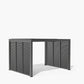 Abierto Full Electric 3m x 4m inc LED complete with 2 x 3m Fixed Louvre Panels, Delivery and Installation