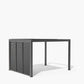 Abierto Full Electric 3m x 4m inc LED complete with 2 x 3m Fixed Louvre Panels & 1 x 4m Manual Blind