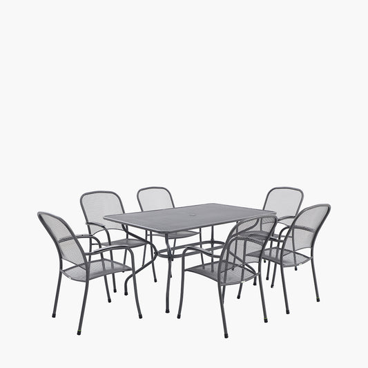 Carlo Rectangular 6 Seater Dining Set