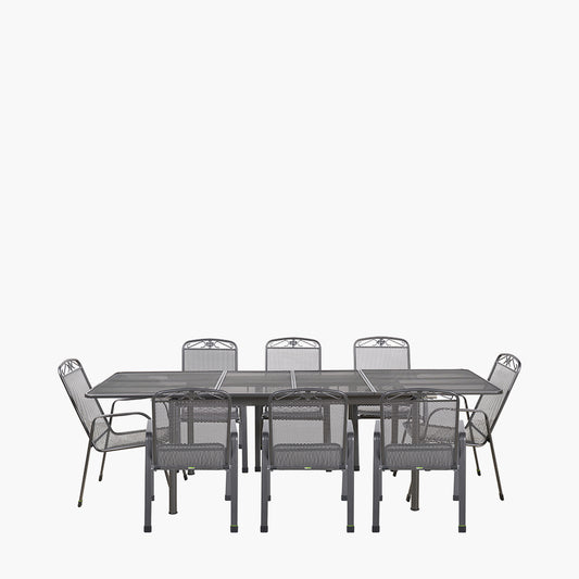 Savoy Extendable Rectangular 8 Seater Dining Set