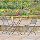 Caf�� Latte Balcony Folding Round Set