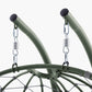 Lyon Moss Green Outdoor Double Hanging Chair