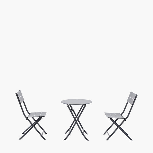 Rennes Anthracite Outdoor Bistro Set