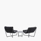 Clermont Anthracite Outdoor Lounging Set