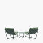 Clermont Moss Green Outdoor Lounging Set