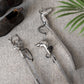 Silver Nickel Dog Head Detail Shoe Horn