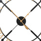 Black And Gold Skeleton Clock