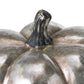 Large Squat Silver Foil Pumpkin