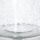 Silver Smoked Midnight Glass Top Tall Candle Pillar Holder