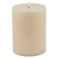 Luxe Collection Melt Effect 6x8 Taupe LED Wax Candle