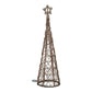 Small LED Wicker Christmas Tree With Star