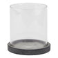 Amalfi Grey Hurricane Lantern