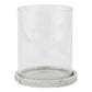 Athena Stone Large Hurricane Lantern