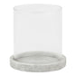 Athena Stone Hurricane Lantern