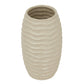 Pallida Tall Ridged Vase