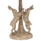 Stonewashed Marching Hares Lamp With Linen Shade