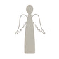 Large Whitewashed Rustic Standing Angel