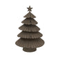 Large Rustic Metal Layered Tree With Star