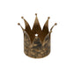 Antique Gold Crown Candle Holder