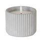 Luxe Collection Natural Glow Chalk Ribbed Medium Led Candle