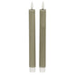 Luxe Collection Natural Glow Sage  Ribbed Taper Candles