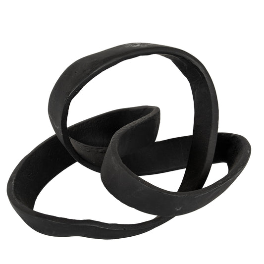 Black Cast Knot Ornament