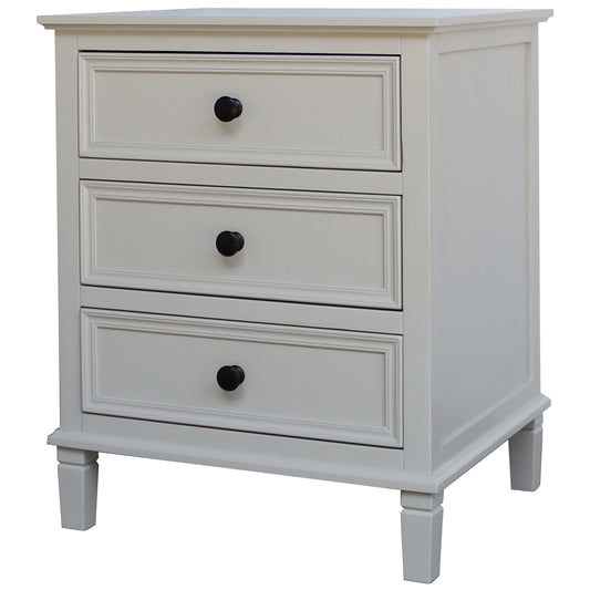 Belmont Collection 3 Drawer Bedside Table