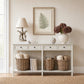 Belmont Collection 4 Drawer Console