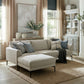 Zephra Three Seater Sofa With Footstool