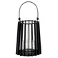 Lynk Small Lantern With Handle And Glass Candle Holder