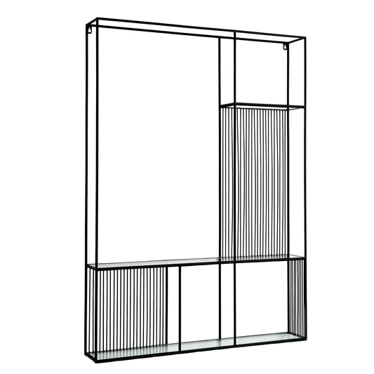 Axis Shelf Unit With Glass Shelves
