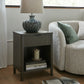 Veyla Ceramic Table Lamp With Linen Shade