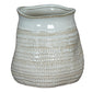 Tava Wide Hewn Vase